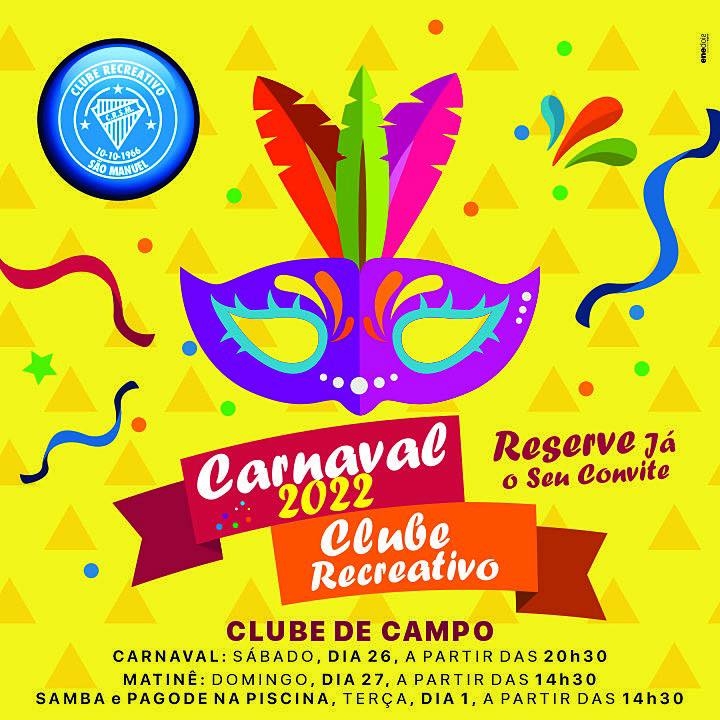 Clube Recreativo de São Manuel - VEM AI A TRADICIONAL NOITE TROPICAL DO  CLUBE RECREATIVO! Dia 08 de Dezembro a partir das 23h! SHOWS AO VIVO COM: •  AURORA SUMMER • NAMP •